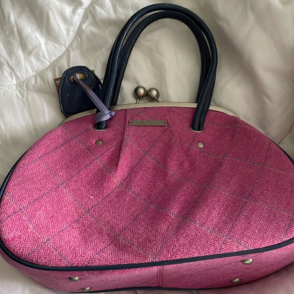 My Beloved Ness NWT Pink Plaid Purse